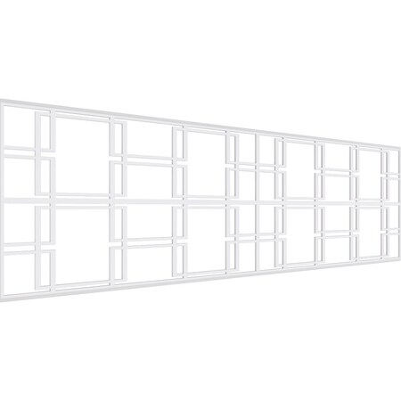 Ekena Millwork Set of Four Panels for 94 1/2"W x 28 1/4"H Granby Fretwork Wainscot Wall Paneling WPKP14X01X47GBY